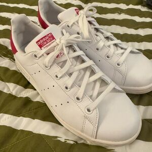 Adidas Stan Smith White with Pink Detail
